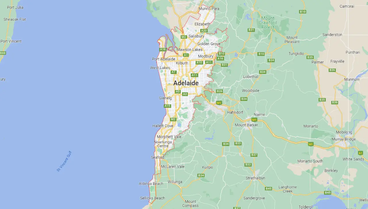 Adelaide crime map