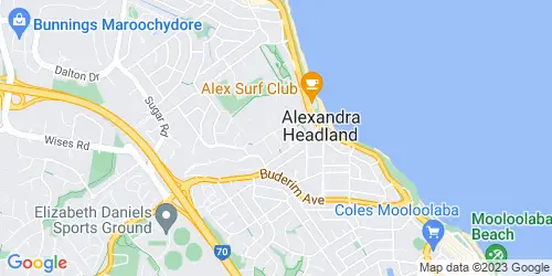 Alexandra Headland crime map