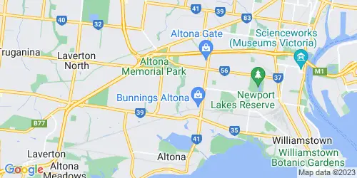 Altona North crime map