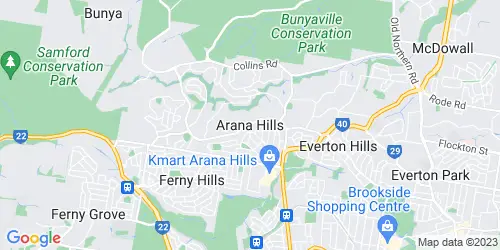 Arana Hills crime map
