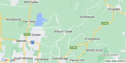 Arthurs Creek crime map