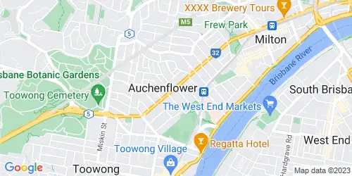 Auchenflower crime map