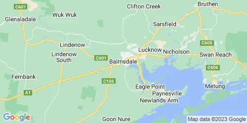 Bairnsdale city crime map