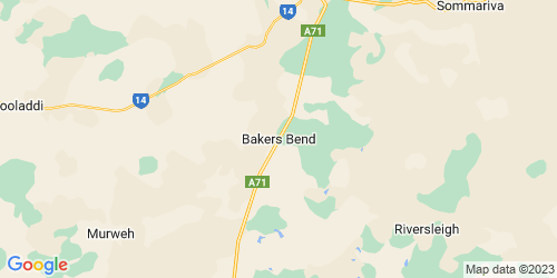 Bakers Bend crime map