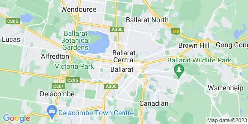 Ballarat Central crime map