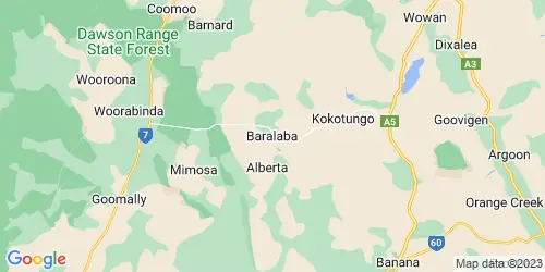 Baralaba crime map