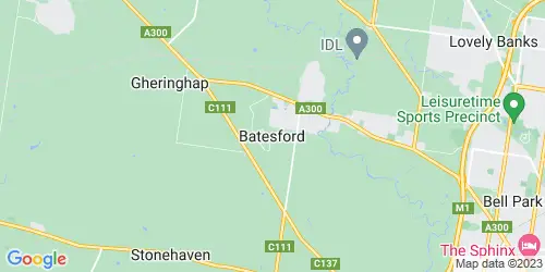 Batesford crime map