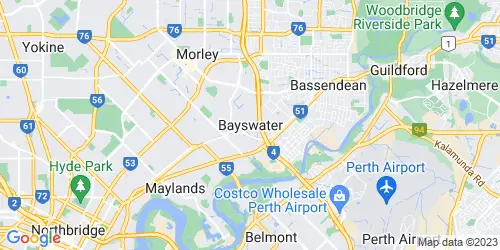 Bayswater (WA) crime map