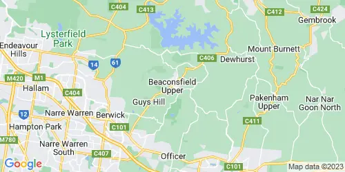 Beaconsfield Upper crime map