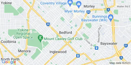 Bedford crime map