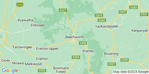 Beechworth crime map
