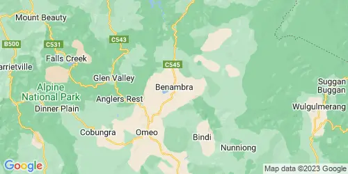 Benambra crime map