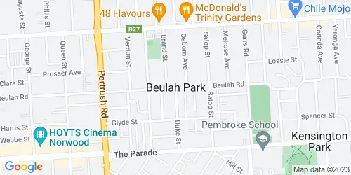 Beulah Park crime map