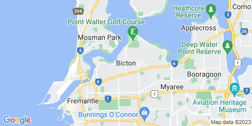 Bicton crime map