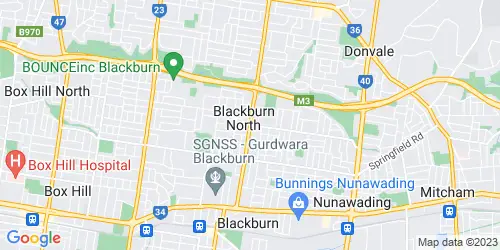 Blackburn North crime map