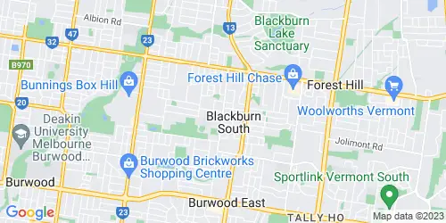 Blackburn South crime map