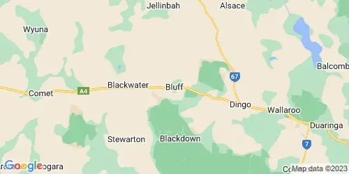 Bluff crime map