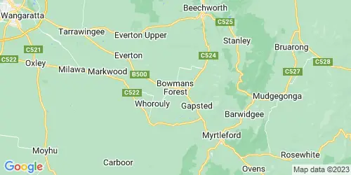 Bowmans Forest crime map