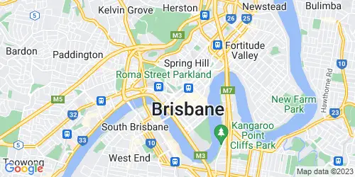Brisbane City crime map