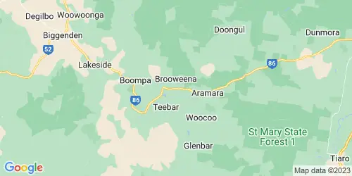 Brooweena crime map