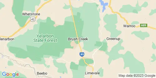 Brush Creek crime map