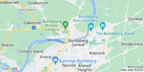 Bundaberg North crime map