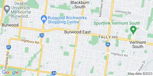 Burwood East crime map