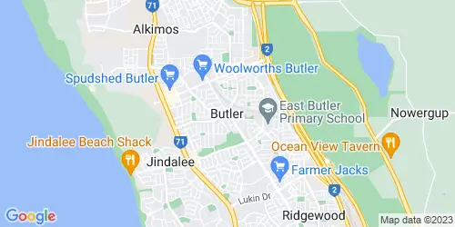 Butler (WA) crime map