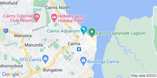 Cairns City crime map