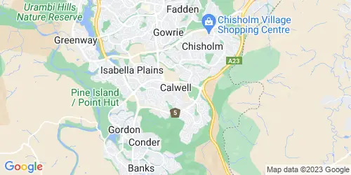 Calwell crime map
