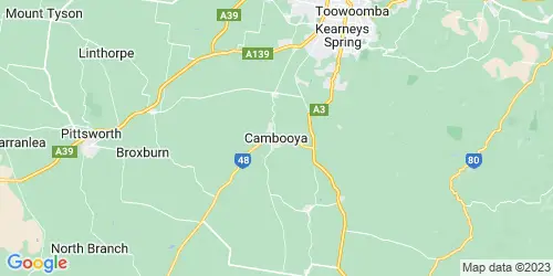 Cambooya crime map