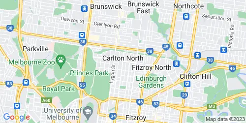 Carlton North crime map