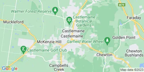 Castlemaine crime map
