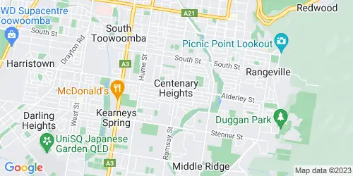 Centenary Heights crime map