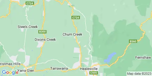 Chum Creek crime map