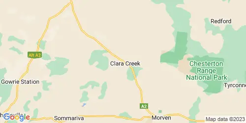 Clara Creek crime map