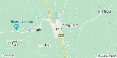 Clare crime map