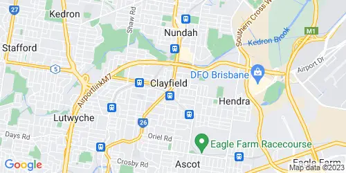 Clayfield crime map