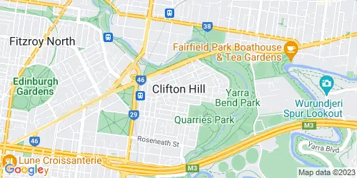 Clifton Hill crime map