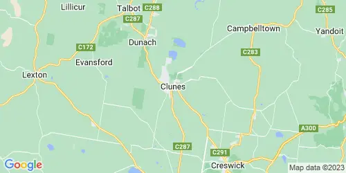 Clunes crime map