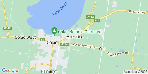 Colac East crime map