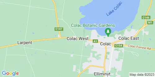 Colac West crime map