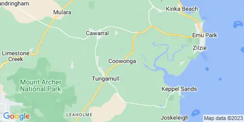 Coowonga crime map