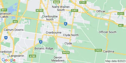 Cranbourne East crime map