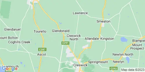 Creswick North crime map
