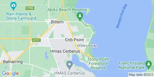 Crib Point crime map