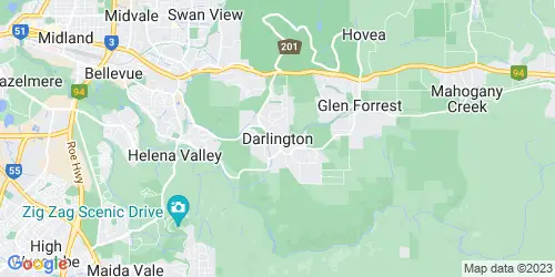 Darlington (WA) crime map