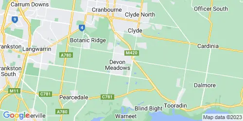 Devon Meadows crime map