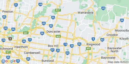 Doncaster East crime map
