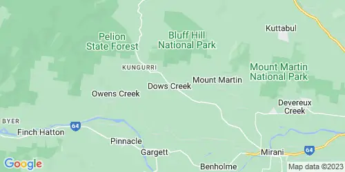 Dows Creek crime map